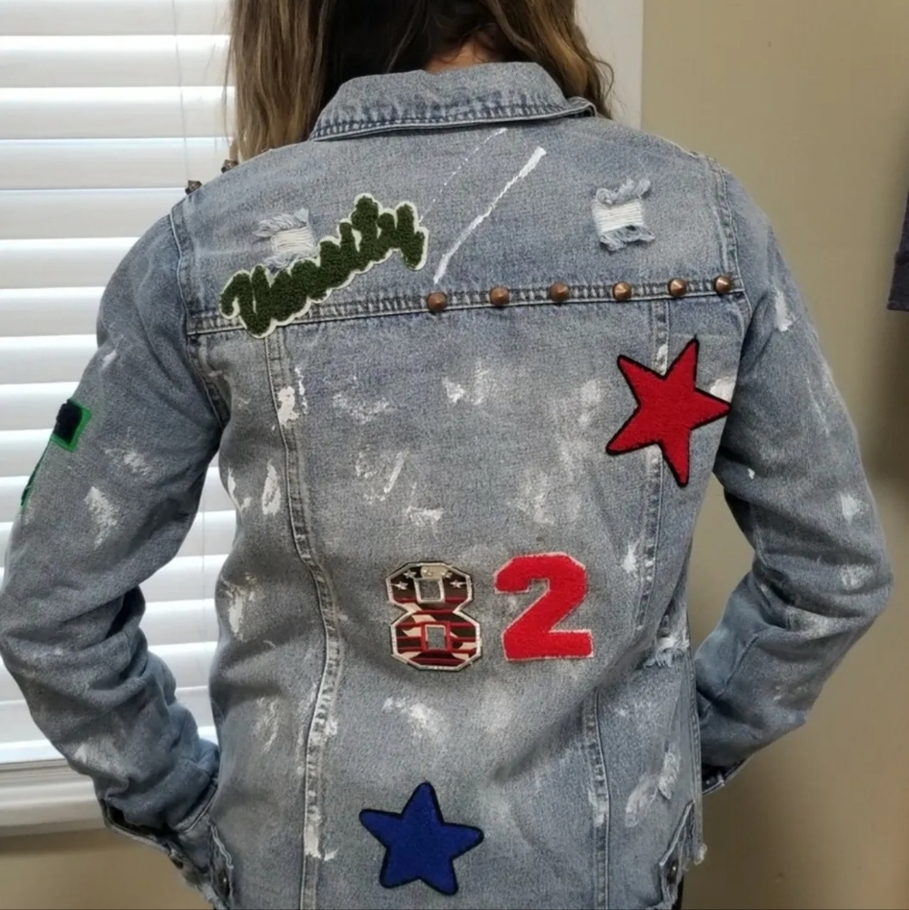 Tinsel Denim jacket blue women's various sizes NWT - Picture 2 of 12